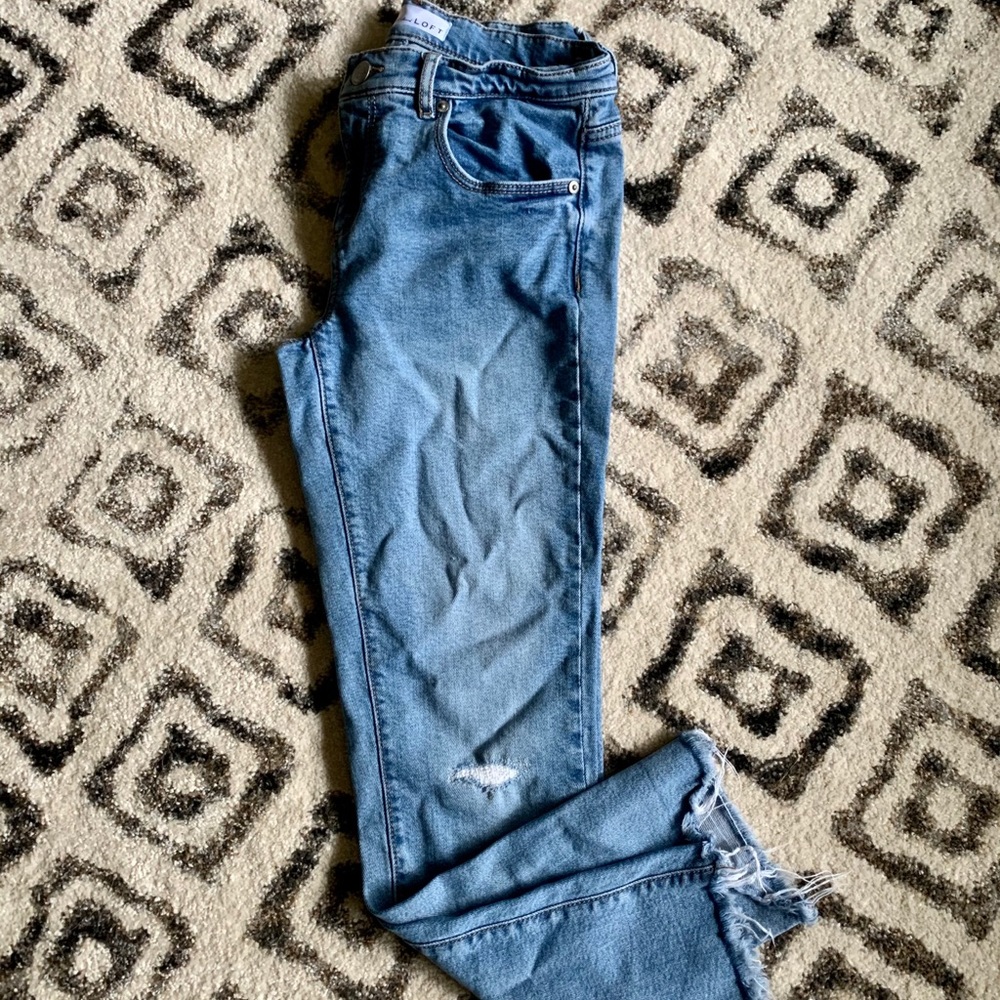 Straight leg denim